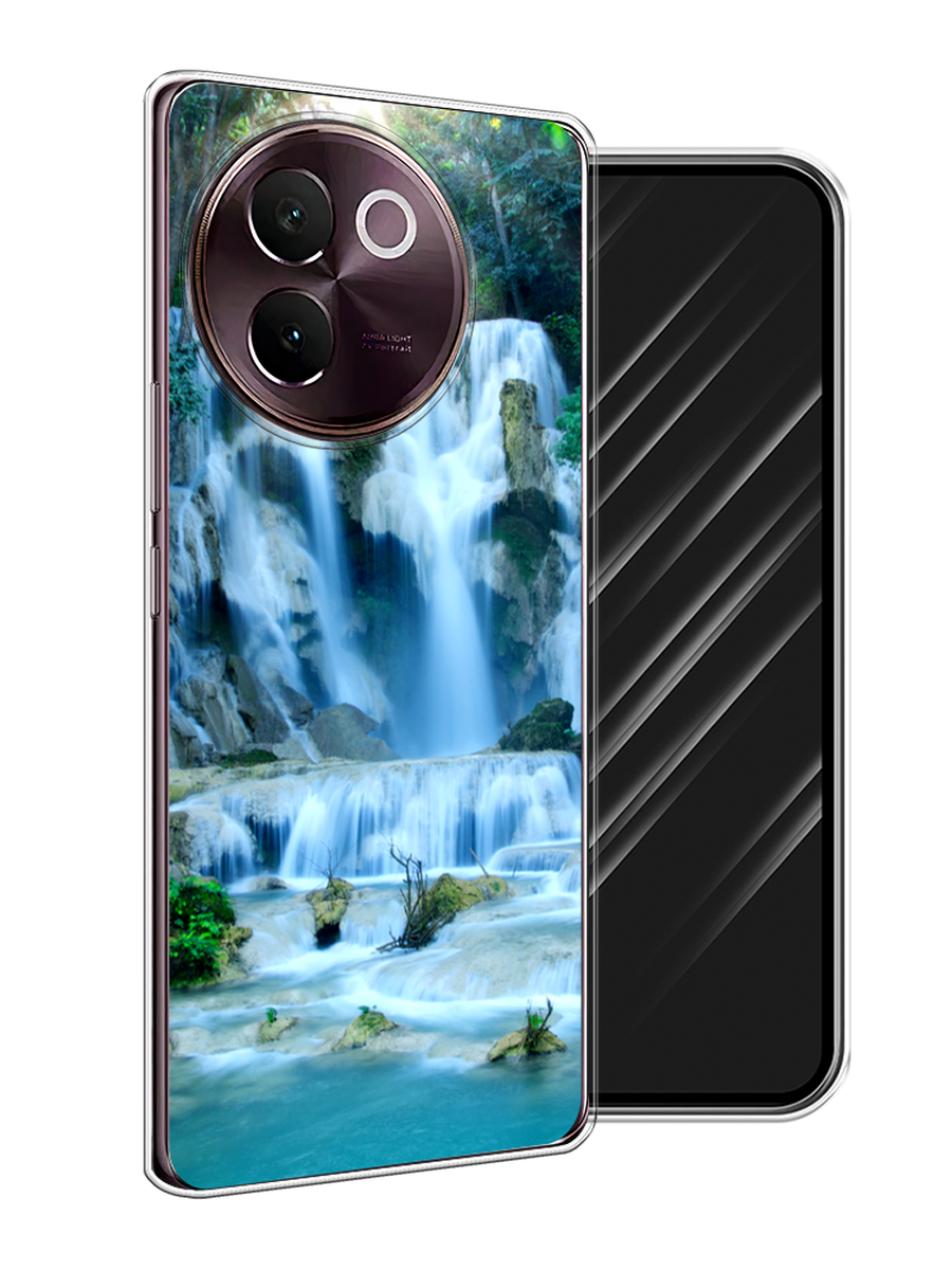 

Чехол Awog на Vivo V30e "Водопад 8", Голубой;зеленый, 2610550-1
