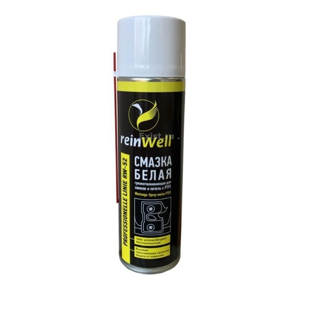 Грязеотталк.Белая Смазка Д/Замков И Петель С Ptfe Rw-52 (0,5Л) Reinwell 3258