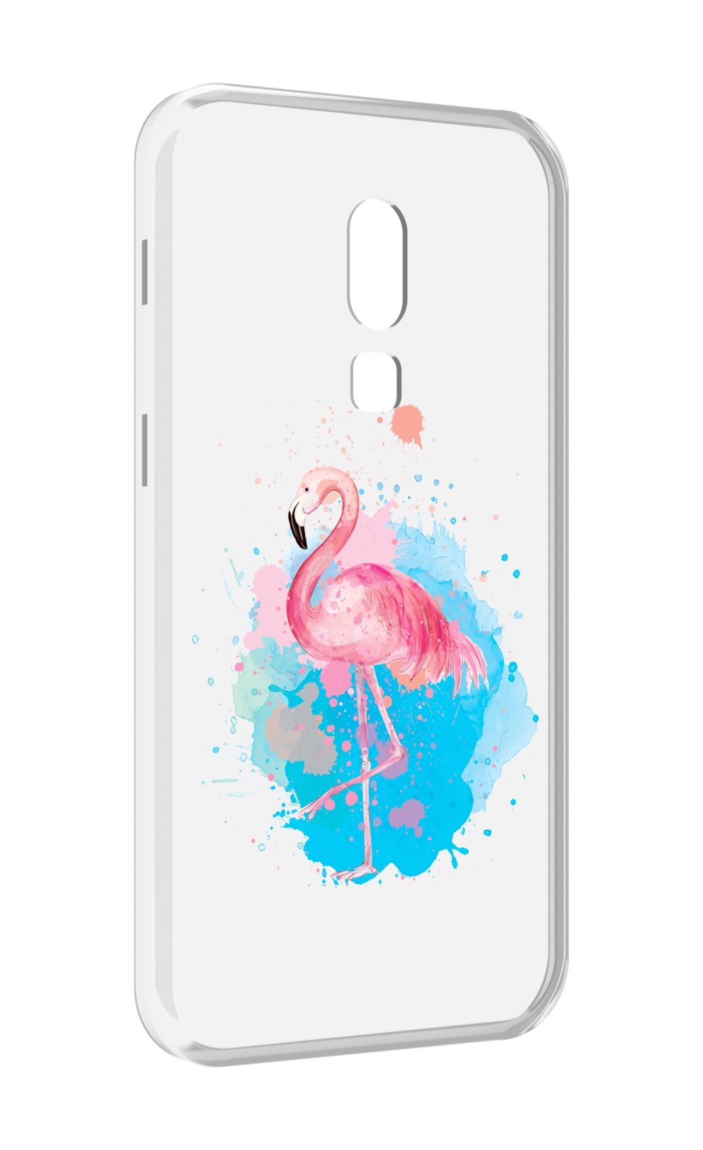 

Чехол MyPads акварельное-фламинго для Meizu V8, Прозрачный, Tocco