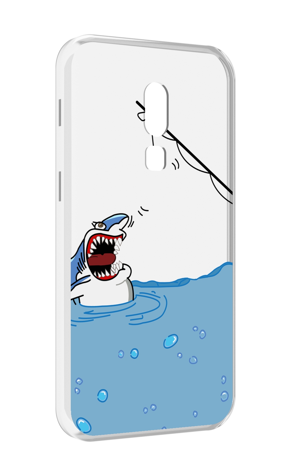 

Чехол MyPads акула-рисунок для Meizu V8, Прозрачный, Tocco
