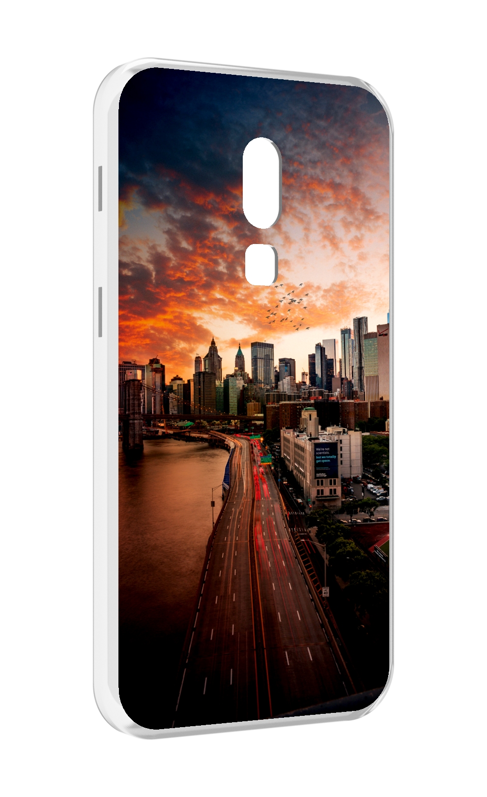 

Чехол MyPads американский город фото для Meizu V8, Прозрачный, Tocco