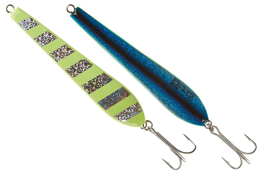 

Блесна Asari Norwegian 400 г, 02 silver blue/lumo zebra, 1 шт., Разноцветный, Norwegian