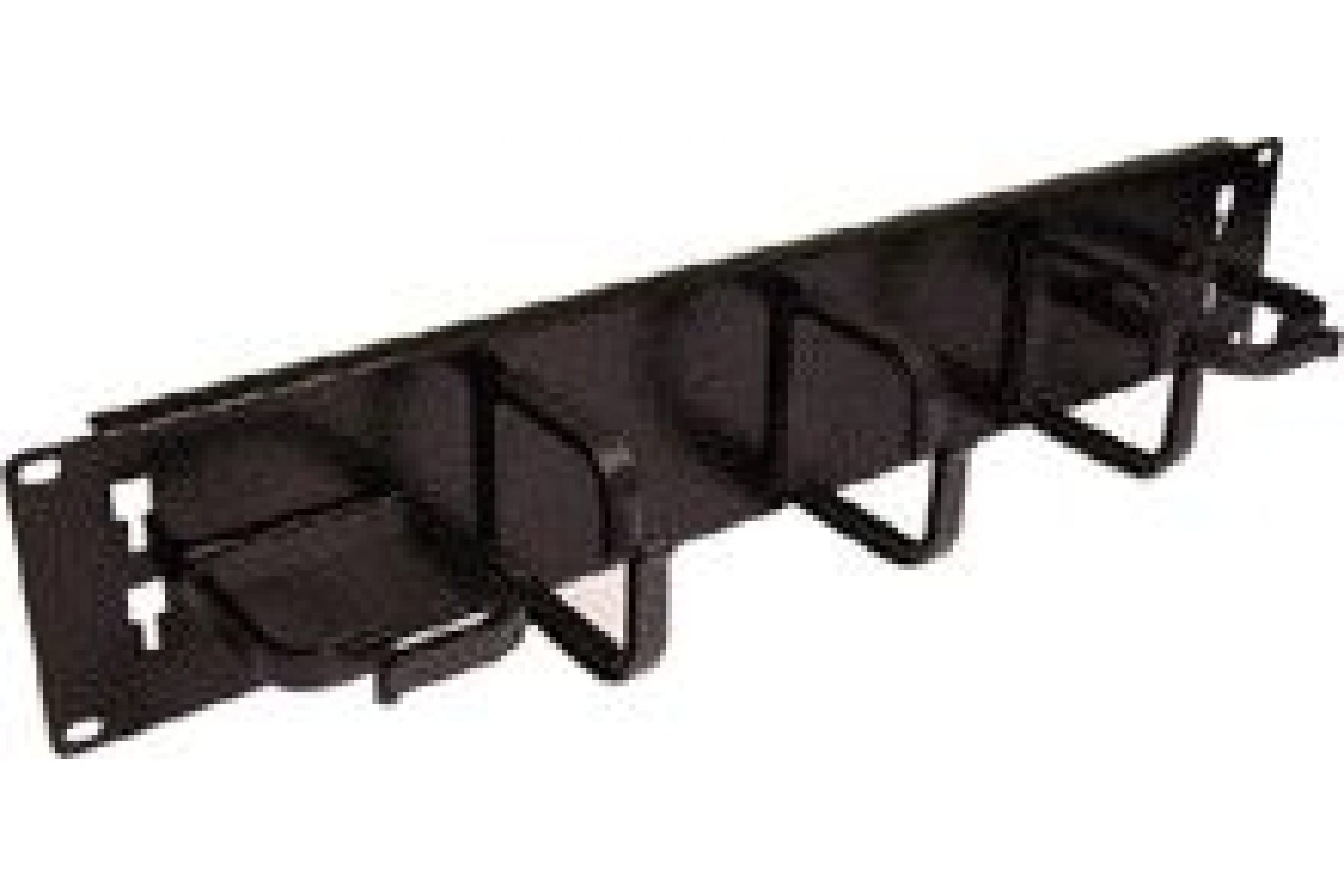 

Кабельный организатор Lanmaster LAN-ORG-2U 19, 2U, со съемными пластиковыми кольцами, 5 ко