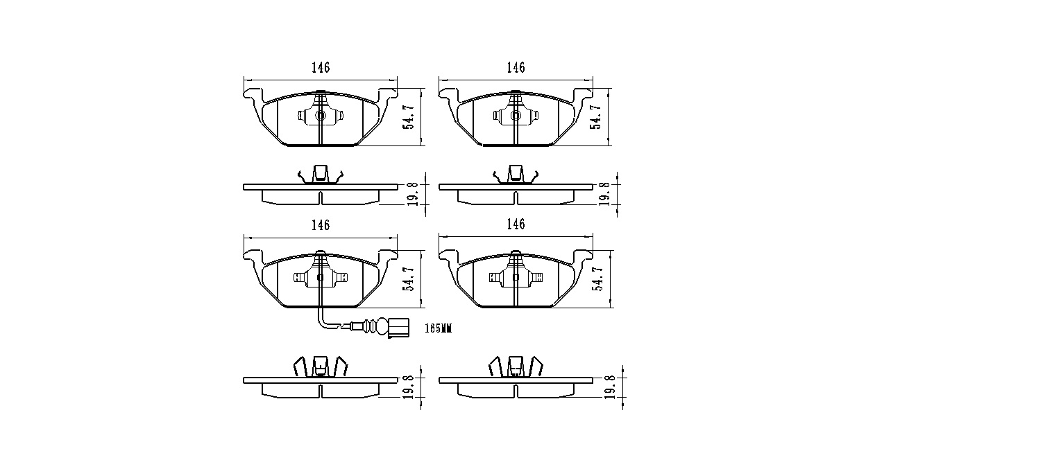 

Колодки дисковые передние \ Audi A2 1.4i/1.6FSi/1.4TDi 00>, Skoda Fabia 1.4 WINKOD W0047BP