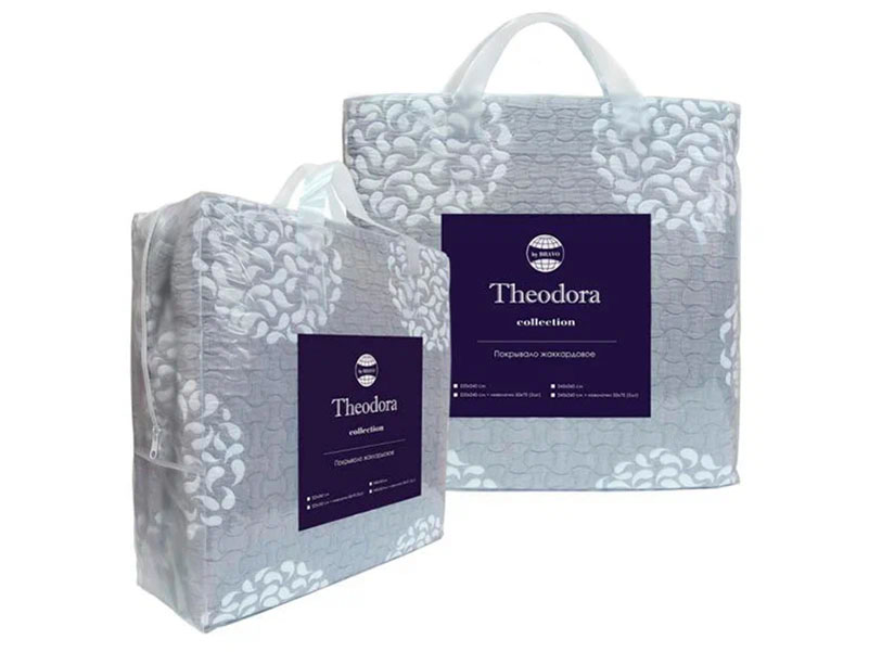 

Покрывало Theodora 220x240см + 2 наволочки 50x70см м3004 рис.6631-03 140050