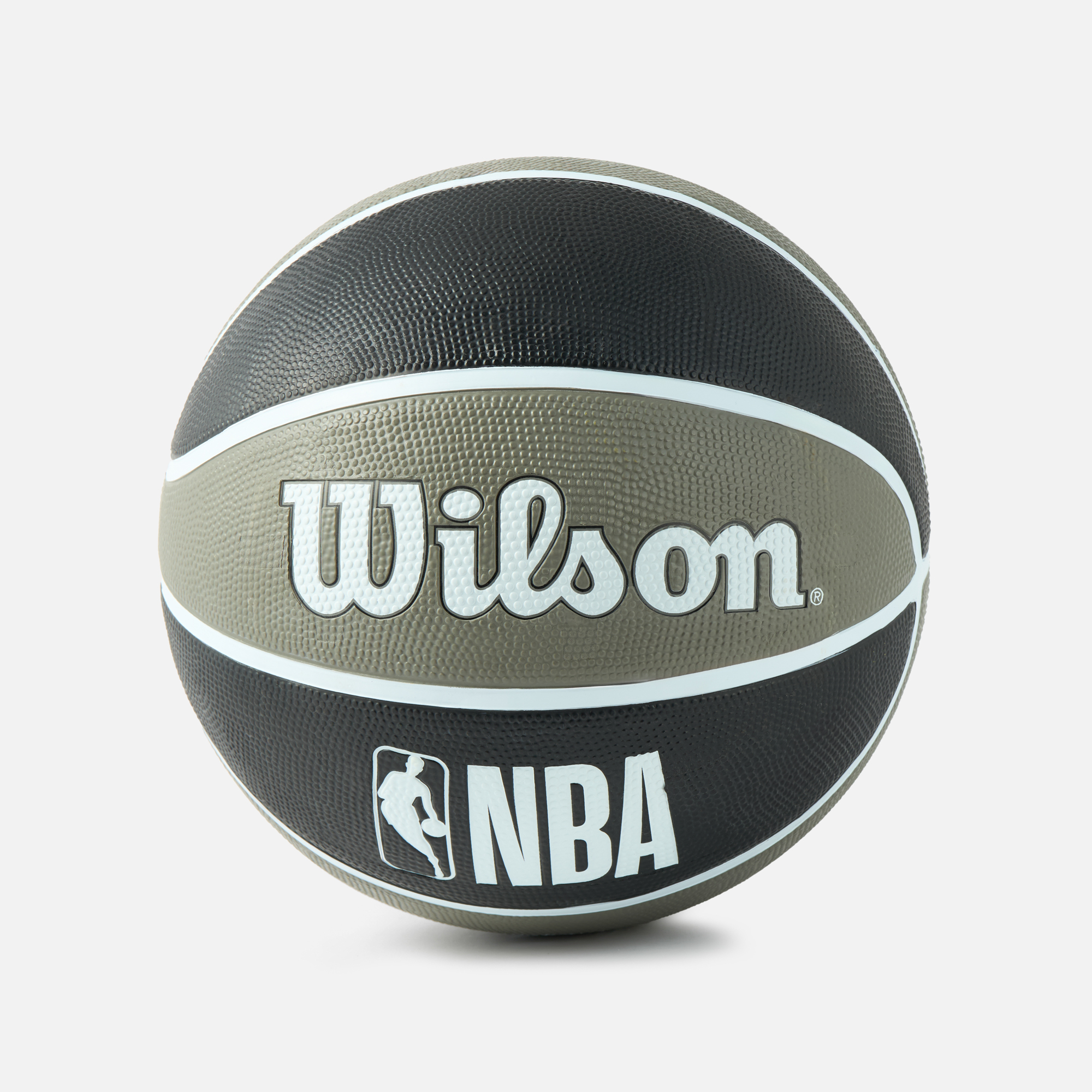 Баскетбольный мяч Wilson NBA team tribute broklyen nets №7 черно-серый