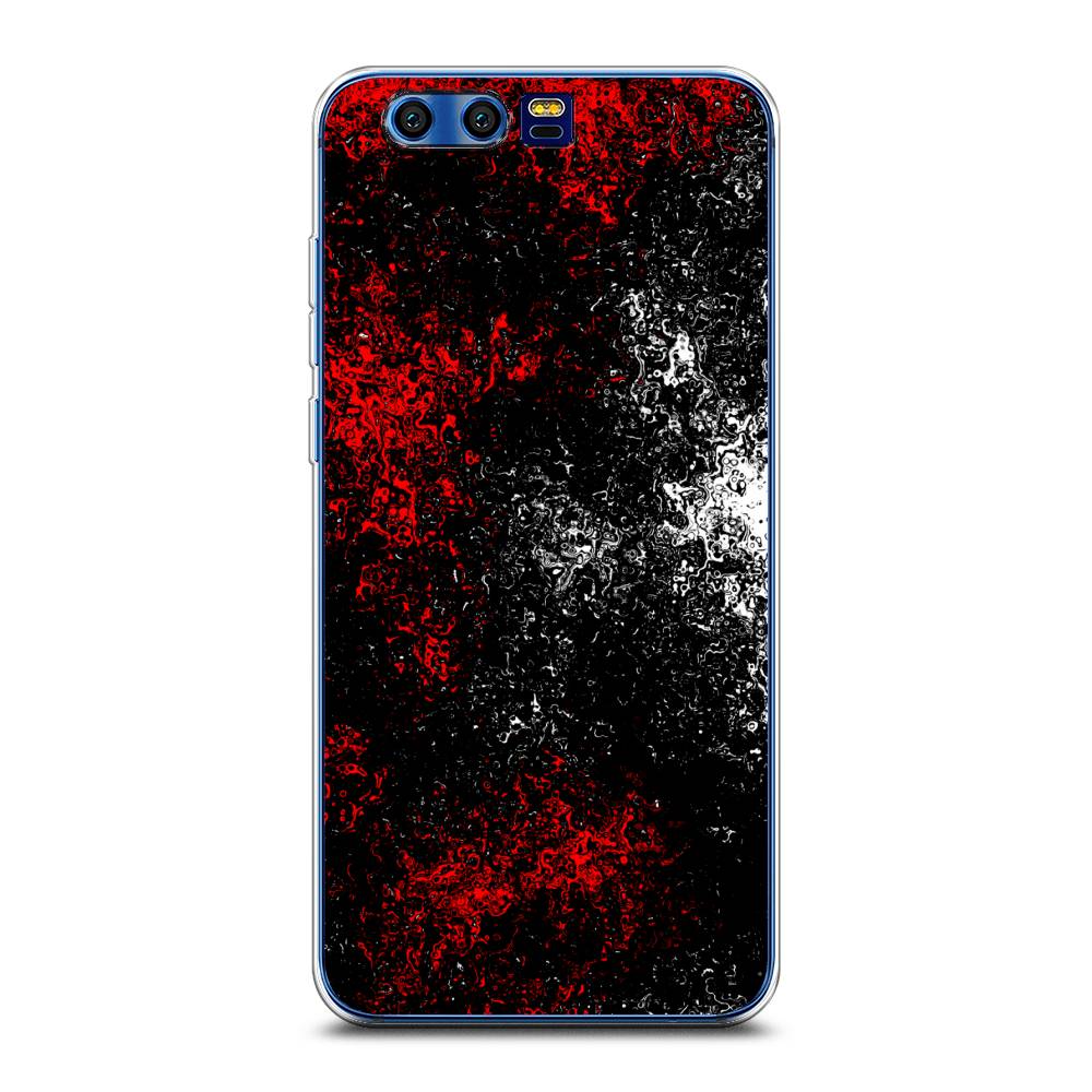 

Чехол на Honor 9 "Монотипия", Красный;черный;белый, 62450-3