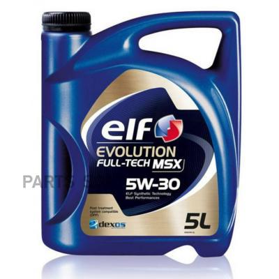 

Моторное масло elf синтетическое Evolution Fulltech Msx 5W30 5л