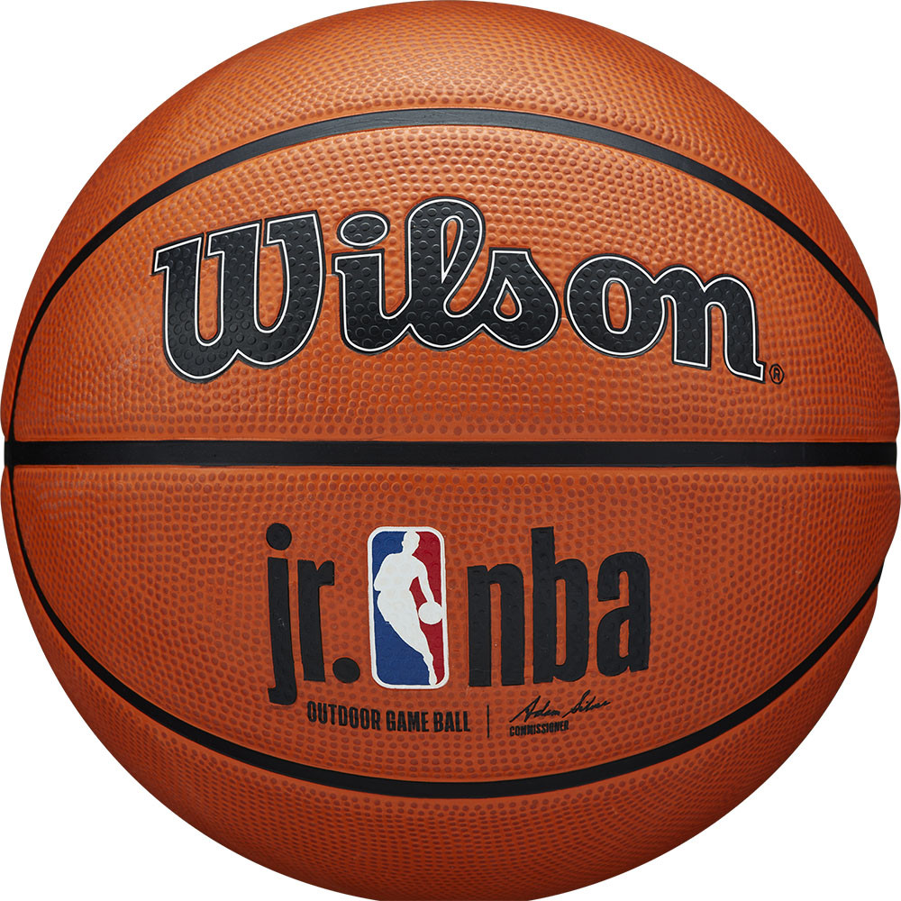 фото Баскетбольный мяч wilson jr. nba authentic outdoor №5 коричневый