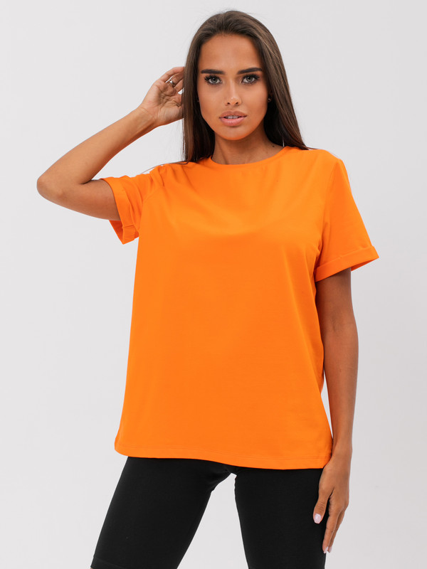 

Футболка женская CHIC&CARISMA uz100330 оранжевая XL, uz100330