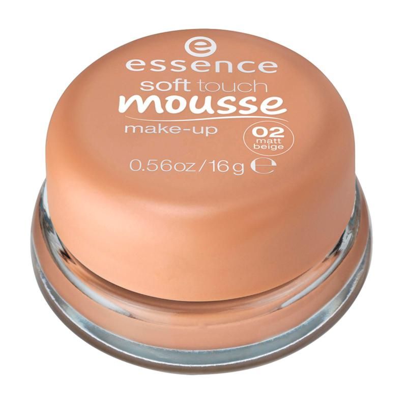 

Тональный мусс essence Soft Touch Mousse Make-up матирующий тон 02 matt beige 16 г