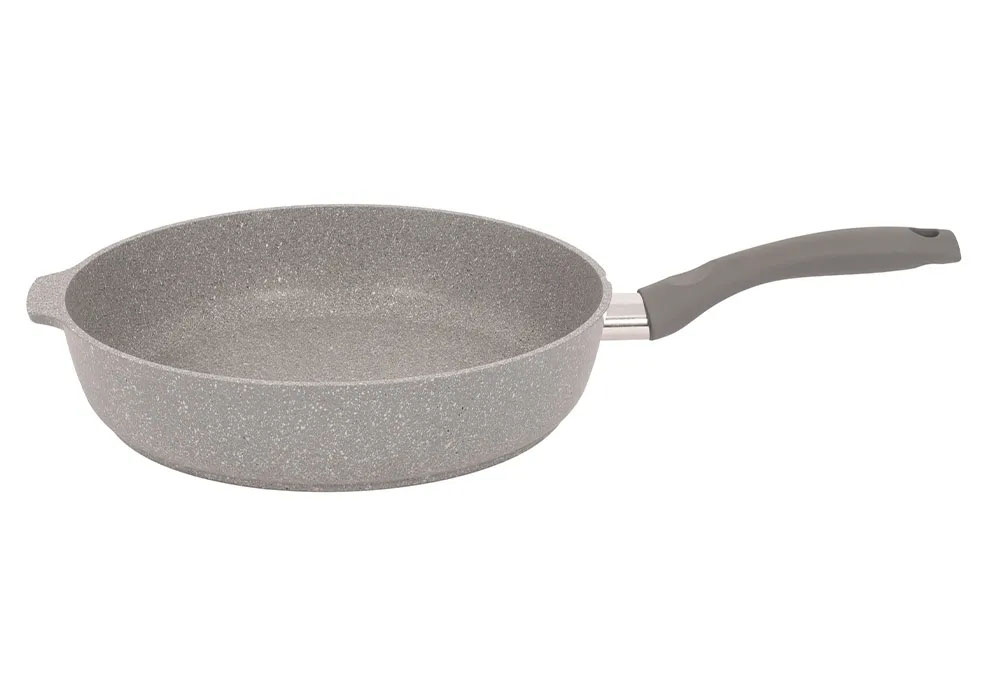 

Сковорода Kukmara Мраморная 28см Silver смс281а, Серый
