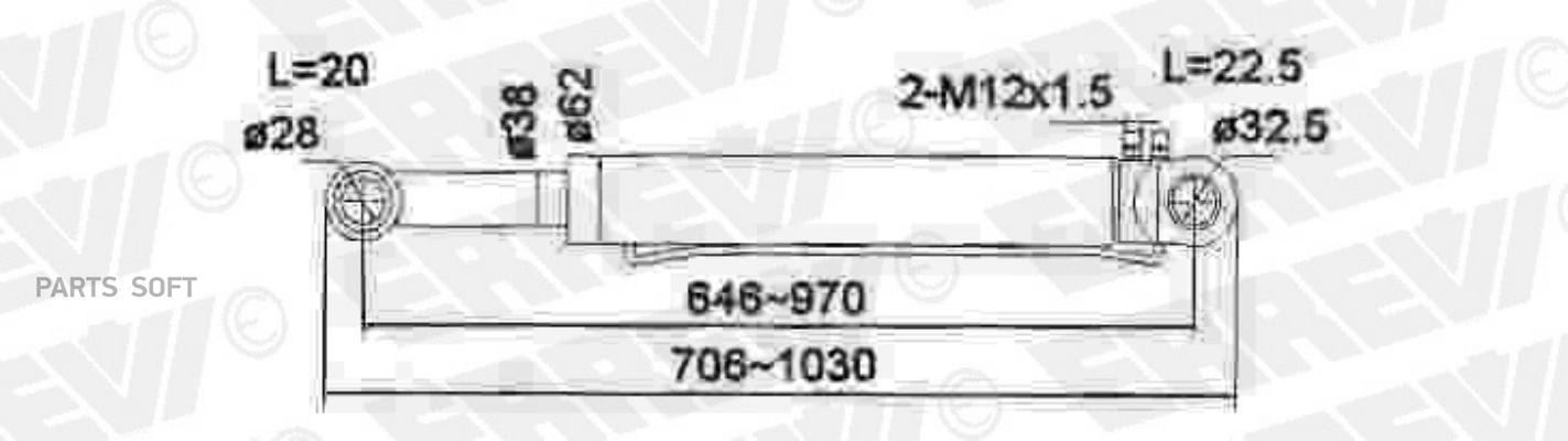 

ERREVI 731872 ER731872_цилиндр подъема кабины! \Scania Series 4