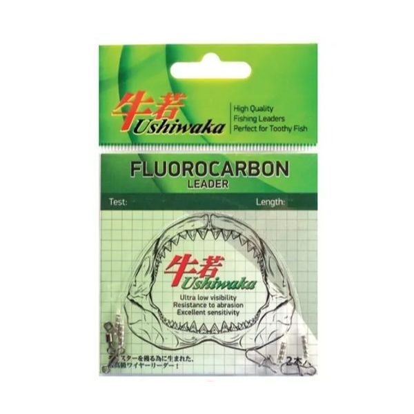 

Поводок Ushiwaka Fluorocarbon UF1508, 8кг/15см ( 2 упк. по 2шт.), Прозрачный, Fluorocarbon UF