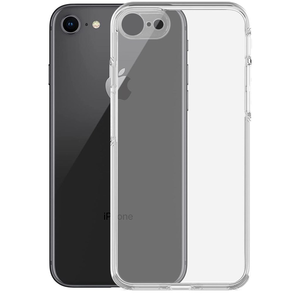 

Чехол-накладка Krutoff Clear Case для iPhone 7/8/SE 2020 с защитой камеры, Прозрачный