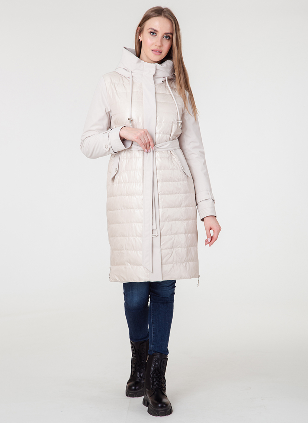 

Пальто женское WINTERRA 60527 бежевое 46 RU, 60527