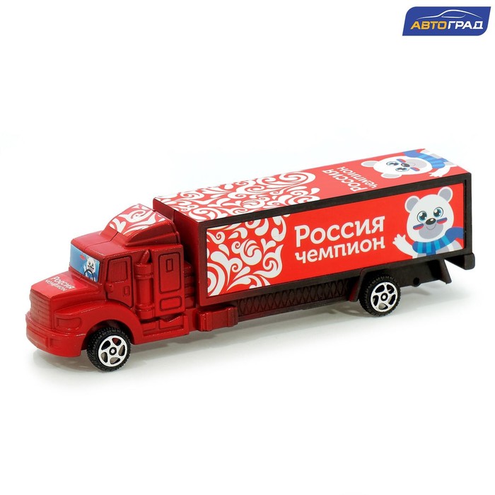 

Грузовик инерционный «Россия чемпион», МИКС, Красный