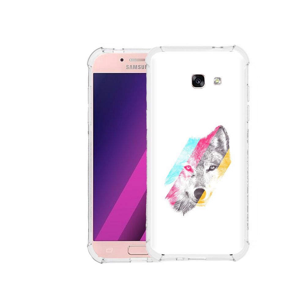 

Чехол MyPads Tocco для Samsung Galaxy A5 волк градиент (PT51293.578.268), Прозрачный, Tocco