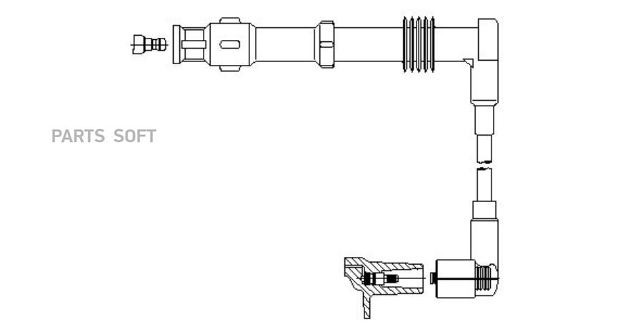 

BREMI 113/80 Провод зажигания