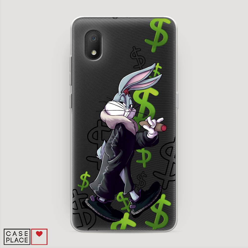 

Чехол на Alcatel 1A/1B (2020) "Rich Bugs Bunny", Зеленый;черный;голубой, 171150-6