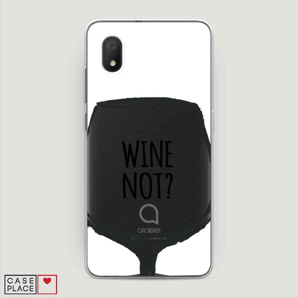 

Чехол на Alcatel 1A/1B (2020) "Wine not white", Белый, 171150-6
