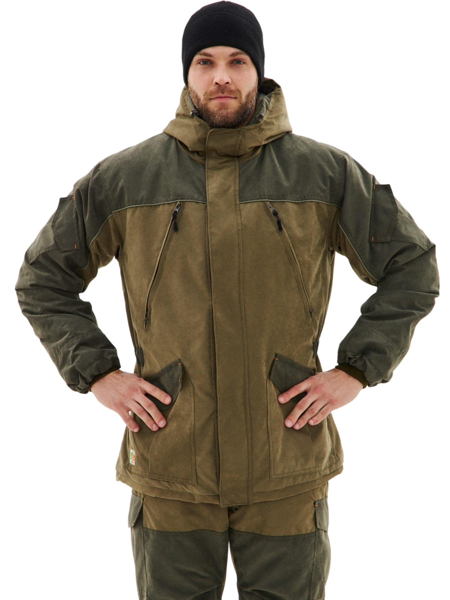 

Костюм Ursus Геркон-весна/осень куртка/брюки р.48-50/170-176, хаки/темный олива, Зеленый;хаки, Геркон-весна/осень