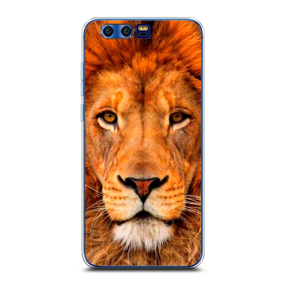 

Чехол на Honor 9 "Благородный лев", Оранжевый, 62450-1