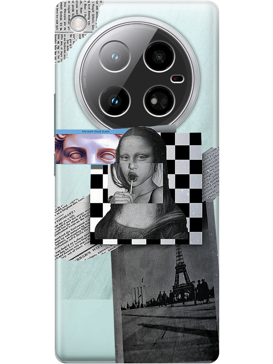 

Силиконовый чехол на Infinix Zero 40 4G с принтом "Стикеры из Парижа" прозрачный, Прозрачный;серый;черный, 786722385