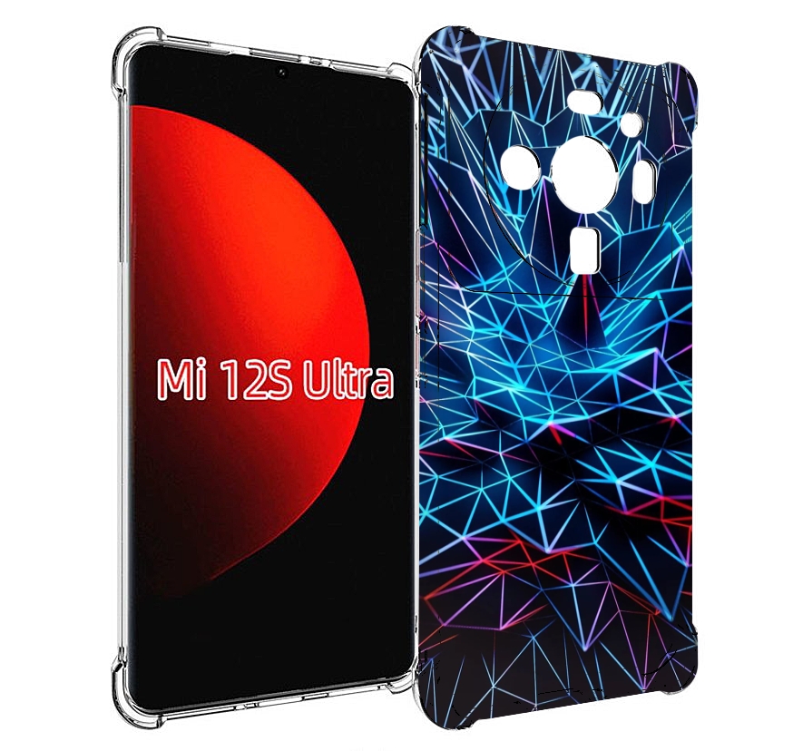 

Чехол MyPads неоновая-абстракция для Xiaomi 12S Ultra, Прозрачный, Tocco
