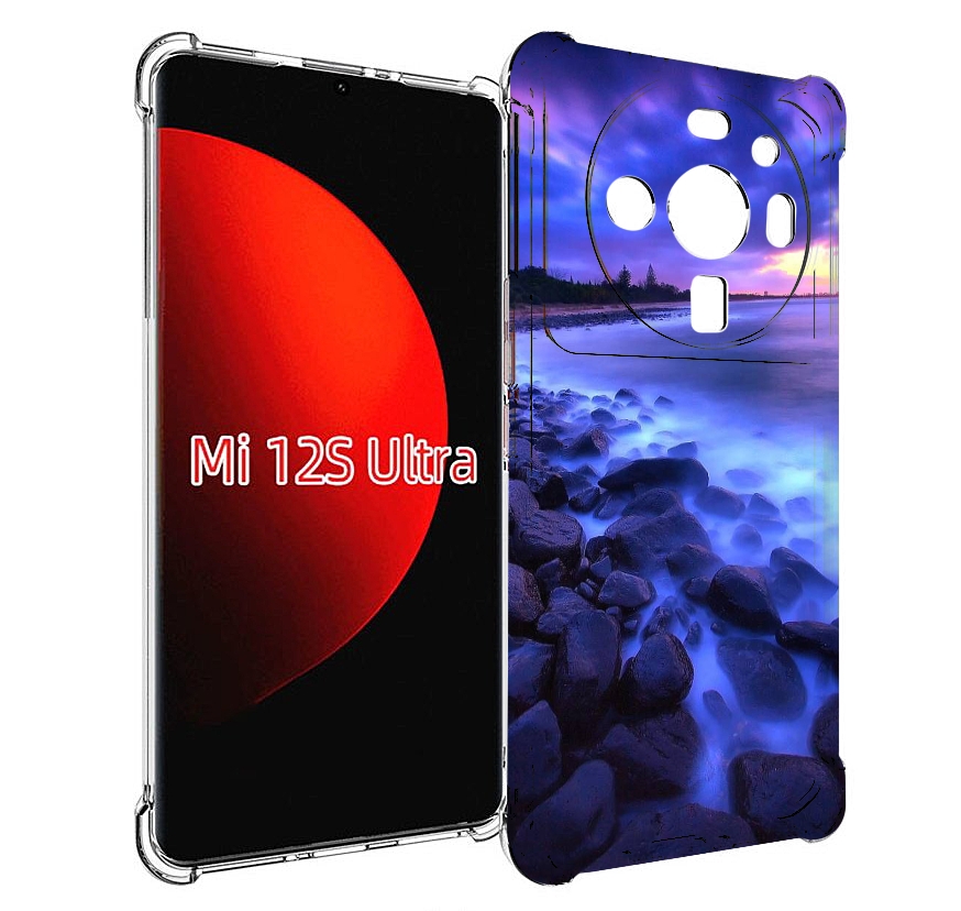 

Чехол MyPads неоновый берег для Xiaomi 12S Ultra, Прозрачный, Tocco