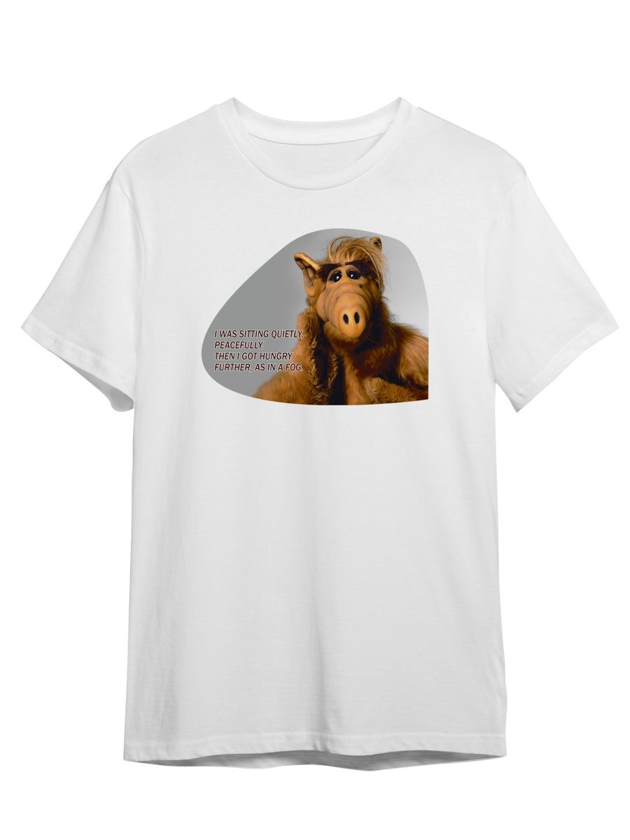 

Футболка унисекс Каждому Своё Сериал Альф/Alf/Alien Life Form SRAF8 белая 4XL, Белый, "Сериал Альф/Alf/Alien Life Form" SRAF8