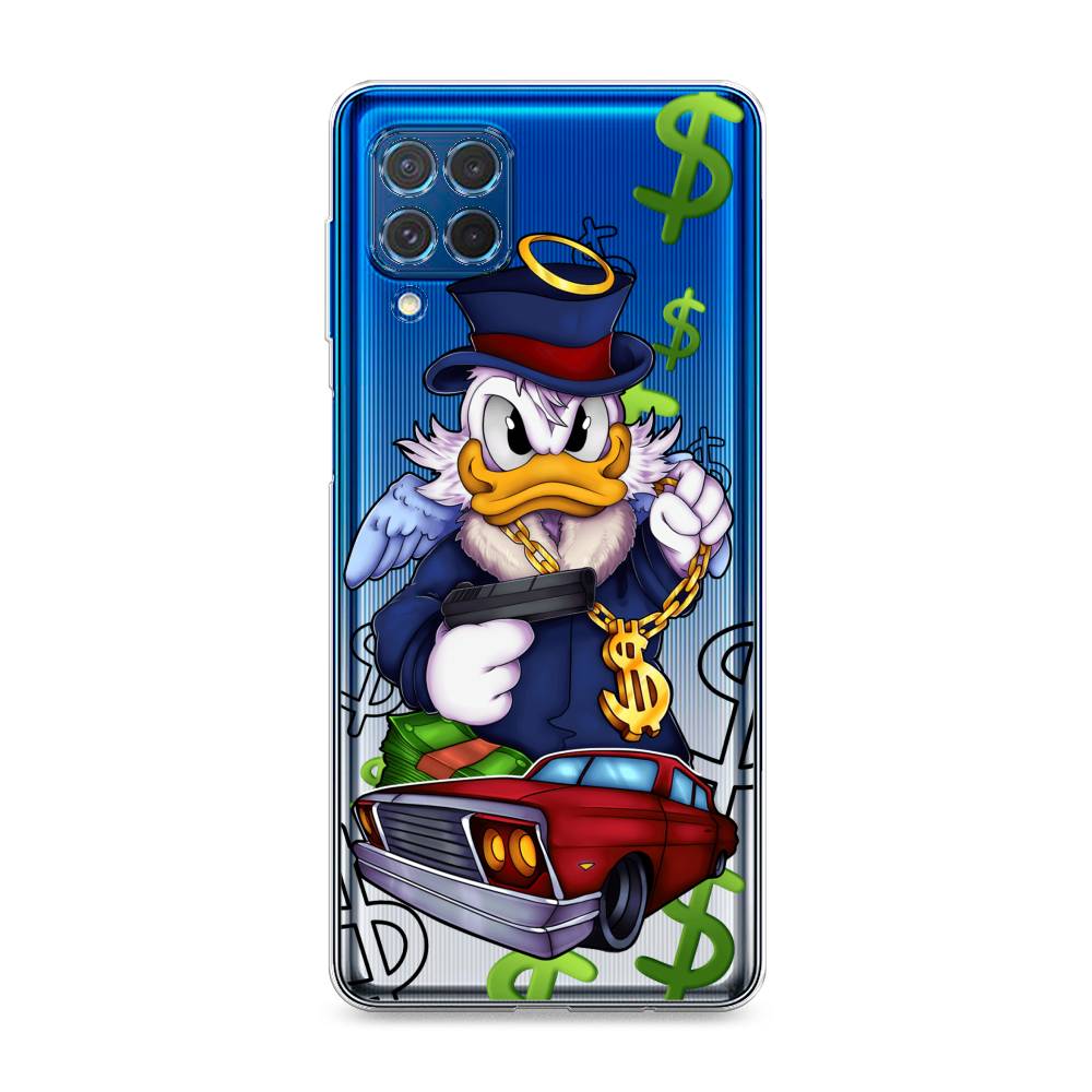 

Чехол на Samsung Galaxy M62 "Scrooge McDuck with a Gold Chain", Красный;синий;белый, 2102950-6