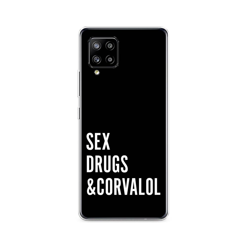 

Чехол на Samsung Galaxy A42 "Corvalol", Черный;серый;белый, 2101750-6