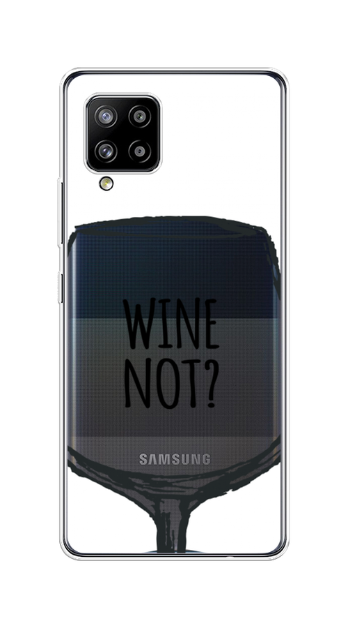 

Чехол на Samsung Galaxy A42 "Wine not white", Белый, 2101750-6