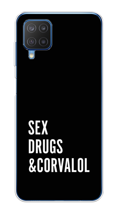 

Чехол на Samsung Galaxy A12/M12 "Corvalol", Черный;серый;белый, 2102650-6