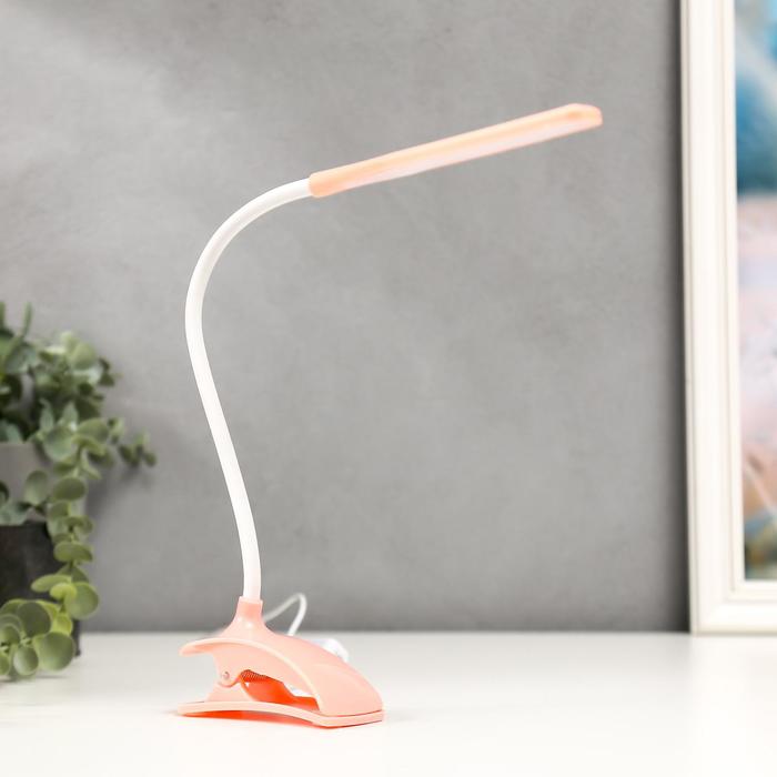 

Лампа на прищепке "3мейка" 1Вт 14 LED USB розовый 9х3,5х42 см
