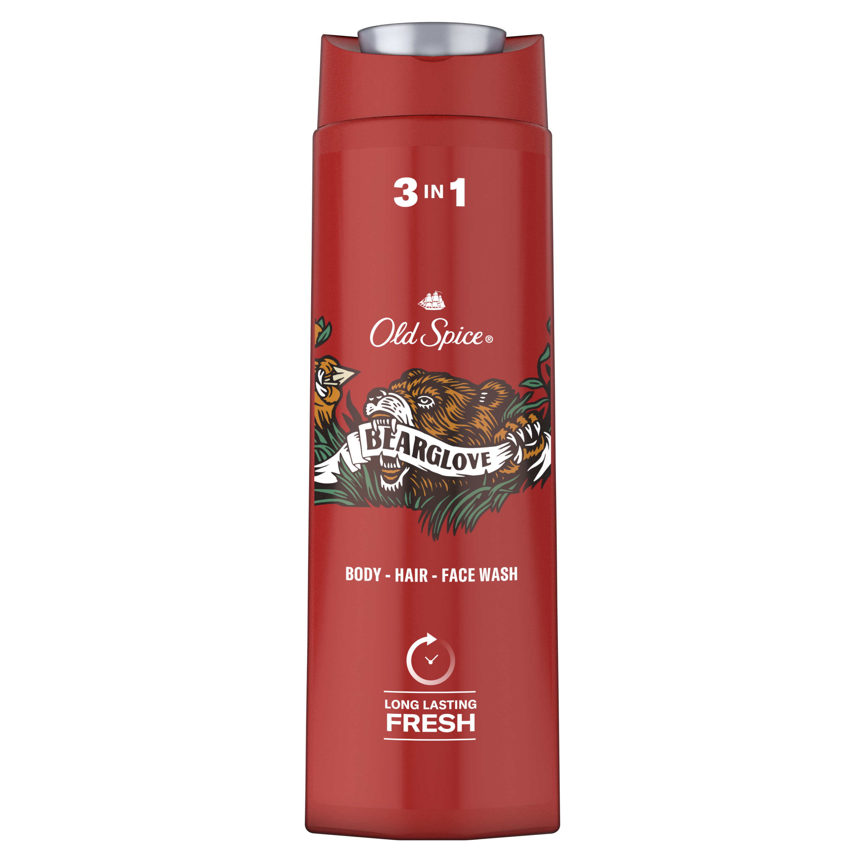 Гель для душа + шампунь OLD SPICE Bearglove 2 в 1 мужской 400 мл