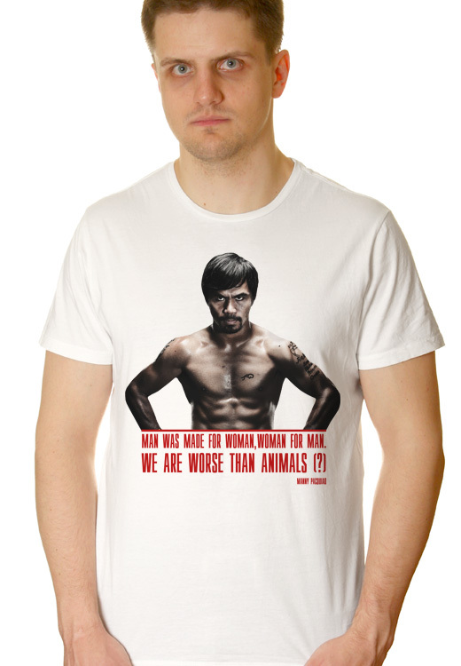 

Футболка унисекс NoBrand Manny Pacquiao белая 3XL, Белый, Manny Pacquiao