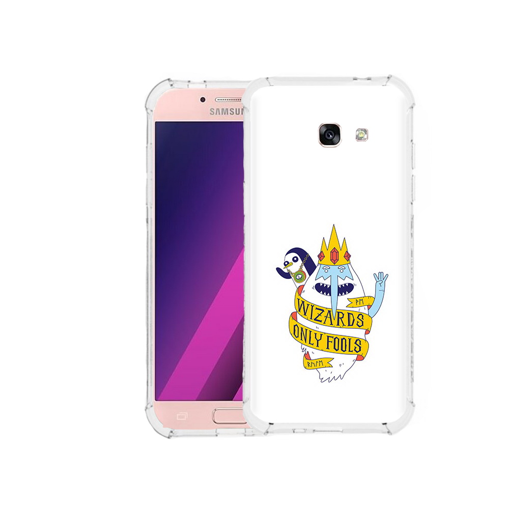 

Чехол MyPads Tocco для Samsung Galaxy A5 время приключений снежный король, Прозрачный, Tocco