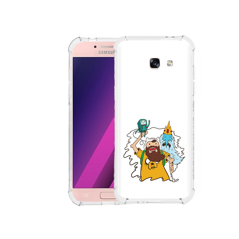 

Чехол MyPads Tocco для Samsung Galaxy A5 время приключений старый Финн (PT51293.578.279), Прозрачный, Tocco