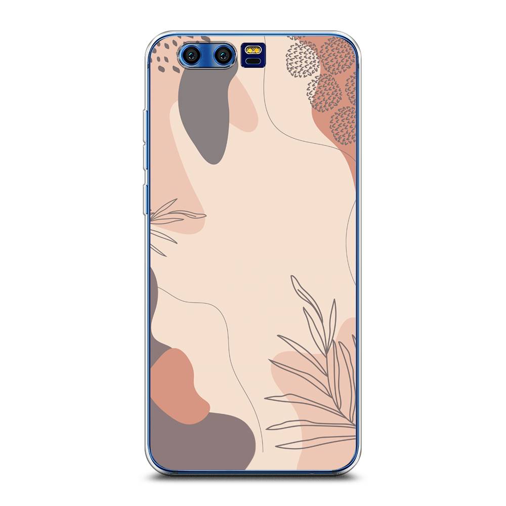 

Чехол на Honor 9 "Нюдовые тона", Коричневый;серый, 62450-4