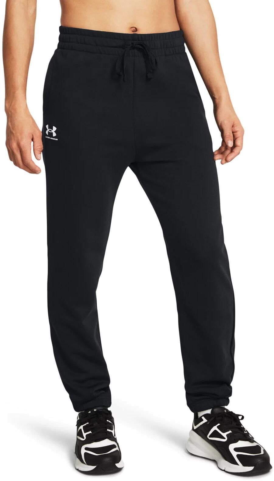 

Спортивные брюки женские Under Armour UA Rival Terry Jogger черные SMT, Черный, UA Rival Terry Jogger