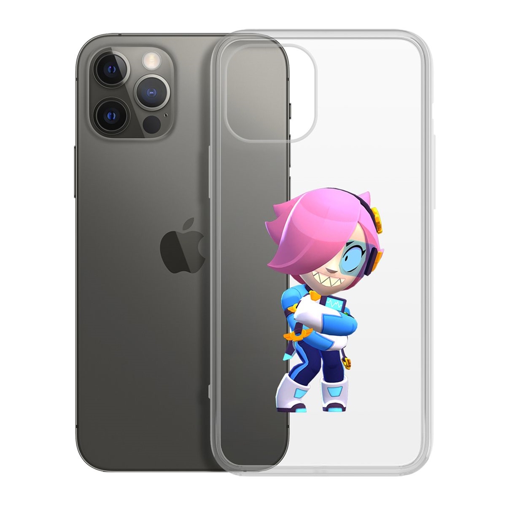 Чехол-накладка Brawl Stars-Колетт Навигатор для iPhone 12/12 Pro