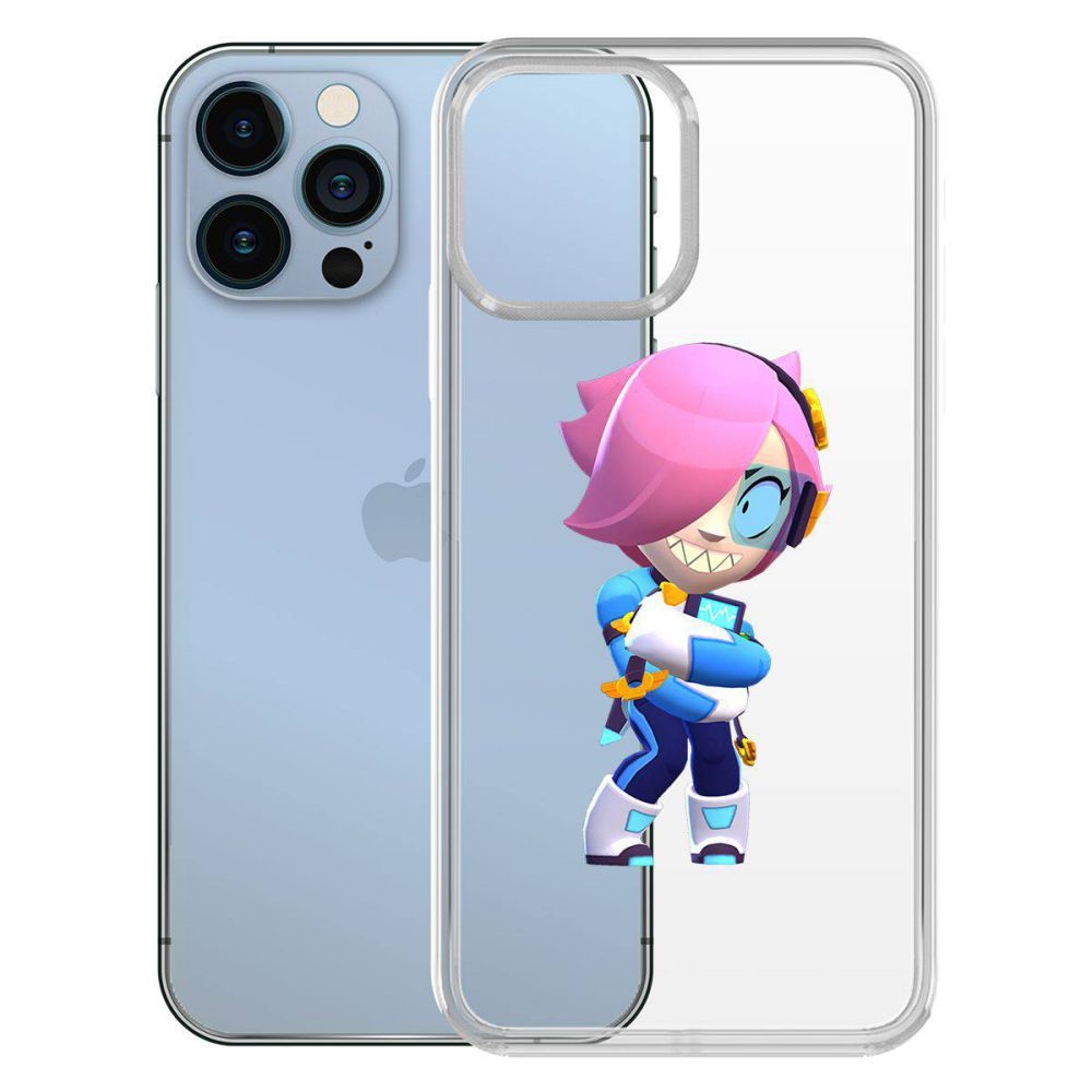 

Чехол-накладка Brawl Stars-Колетт Навигатор для iPhone 13, Прозрачный