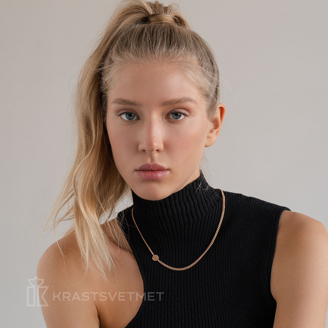 

Колье из золота 52 см Красцветмет НБ12-1742d-0,9, НБ12-1742d-0,9