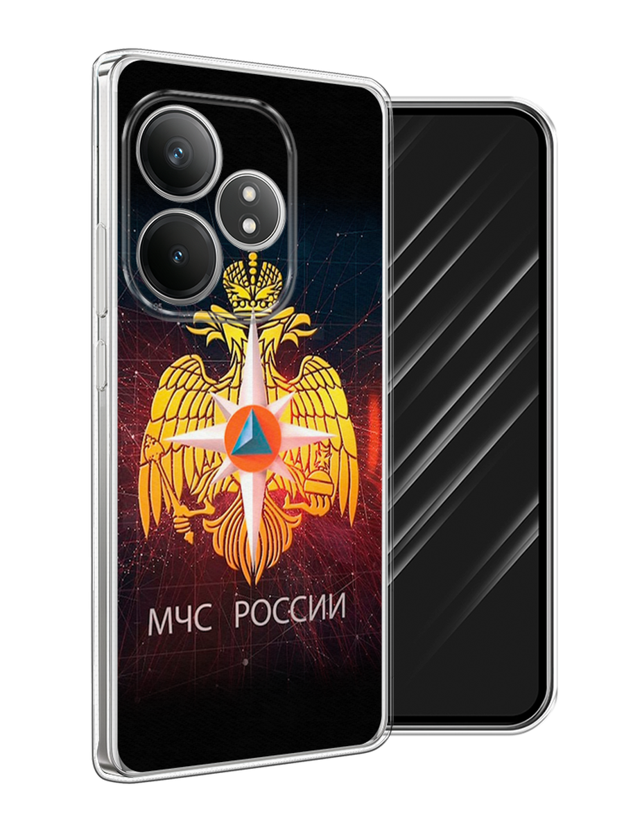 

Чехол Awog на Realme GT Neo 6 SE "МЧС России", Черный;желтый;красный, 2516850-1