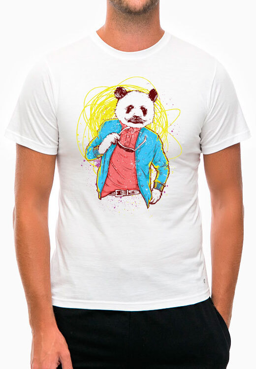 

Футболка унисекс NoBrand Panda Bear белая XXL, Белый, Panda Bear