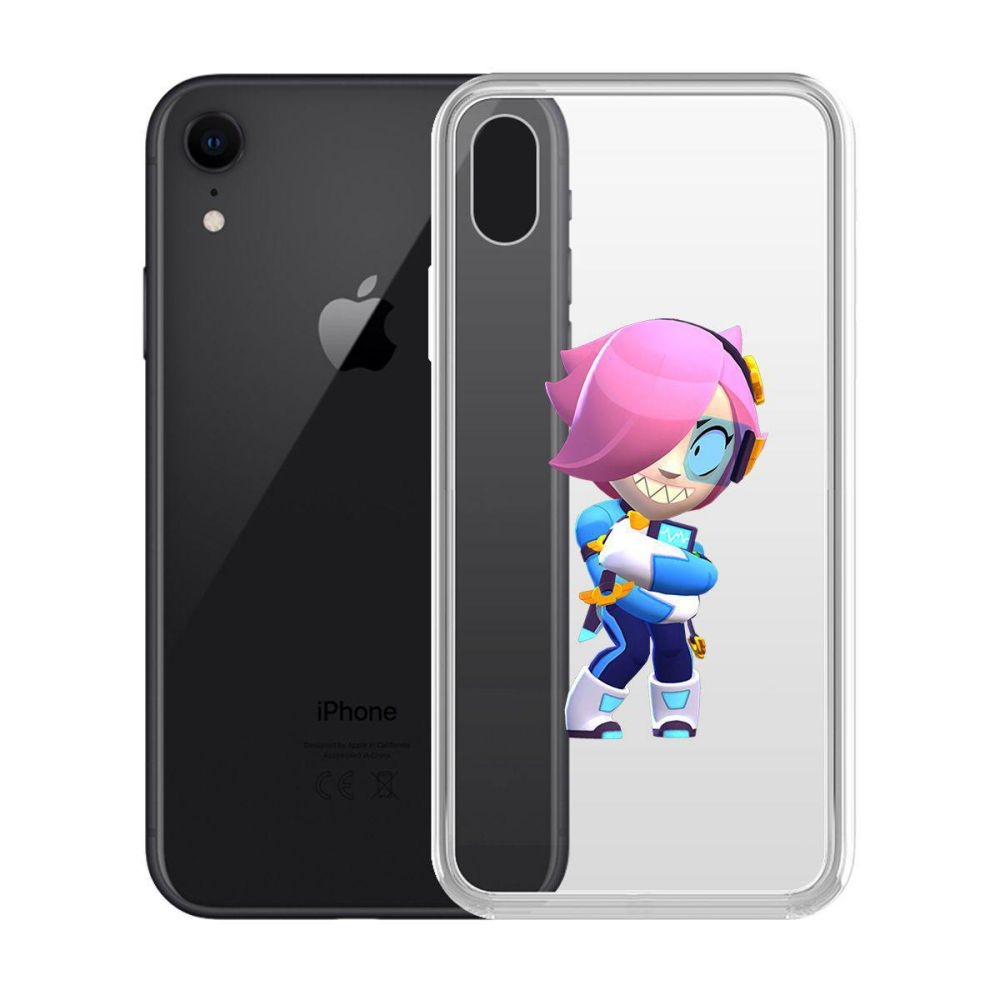 

Чехол-накладка Brawl Stars-Колетт Навигатор для iPhone XR, Прозрачный