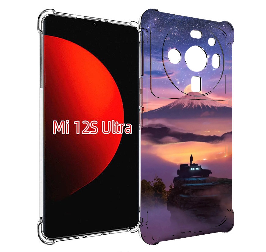 

Чехол MyPads ночь-в-горах для Xiaomi 12S Ultra, Прозрачный, Tocco