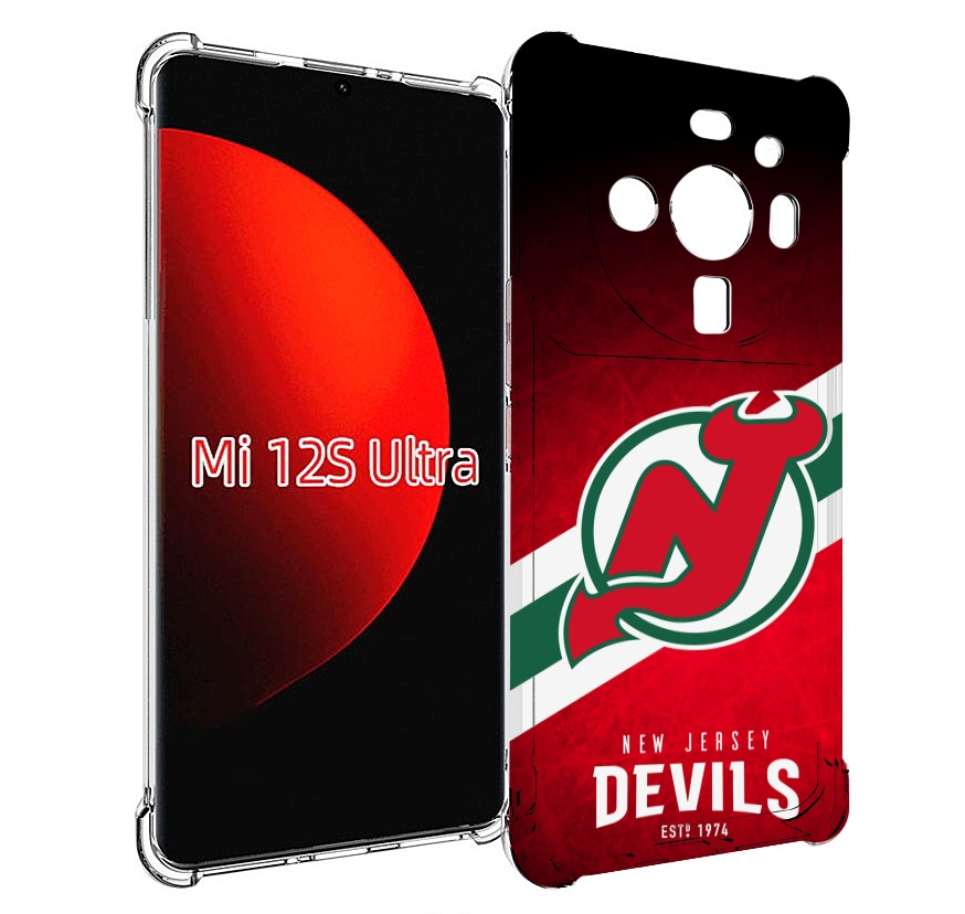 

Чехол MyPads нью джерси девилз для Xiaomi 12S Ultra, Прозрачный, Tocco